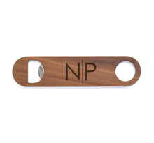 Load image into Gallery viewer, (6 Pack) Custom Engraved Wood and Metal Bottle Openers - Free Shipping