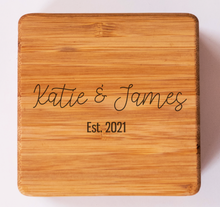Load image into Gallery viewer, Thick Bamboo Coaster Set - 4 Coasters