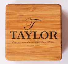 Load image into Gallery viewer, Thick Bamboo Coaster Set - 4 Coasters
