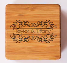 Load image into Gallery viewer, Thick Bamboo Coaster Set - 4 Coasters