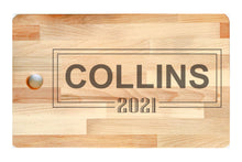 Load image into Gallery viewer, Large Beech Wood Chopping Board With Access Handle