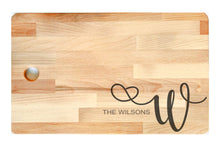 Load image into Gallery viewer, Large Beech Wood Chopping Board With Access Handle