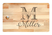 Load image into Gallery viewer, Large Beech Wood Chopping Board With Access Handle