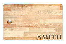 Load image into Gallery viewer, Large Beech Wood Chopping Board With Access Handle