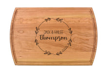 Load image into Gallery viewer, Large Modern Cherry Cutting Board with Juice Groove