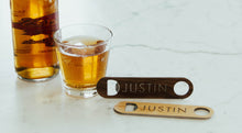 Load image into Gallery viewer, Custom Engraved Wood and Metal Bottle Openers