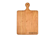 Load image into Gallery viewer, Solid Cherry Cutting Board with Rounded Handle