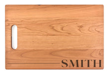 Load image into Gallery viewer, Large Cherry Chopping Board with Cutout Handle