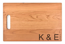 Load image into Gallery viewer, Large Cherry Chopping Board with Cutout Handle