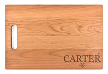 Load image into Gallery viewer, Large Cherry Chopping Board with Cutout Handle