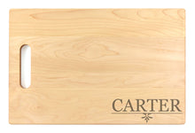 Load image into Gallery viewer, Large Maple Chopping Board with Cutout Handle