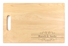 Load image into Gallery viewer, Large Maple Chopping Board with Cutout Handle