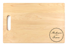 Load image into Gallery viewer, Large Maple Chopping Board with Cutout Handle
