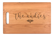 Load image into Gallery viewer, Large Cherry Chopping Board with Cutout Handle