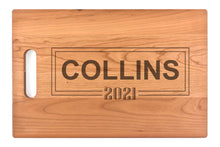 Load image into Gallery viewer, Large Cherry Chopping Board with Cutout Handle