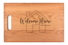Load image into Gallery viewer, Large Cherry Chopping Board with Cutout Handle