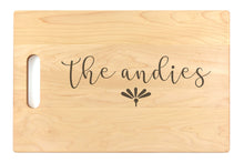 Load image into Gallery viewer, Large Maple Chopping Board with Cutout Handle