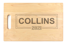 Load image into Gallery viewer, Large Maple Chopping Board with Cutout Handle