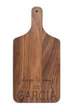Load image into Gallery viewer, Solid Walnut Charcuterie Board with Handle