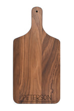 Load image into Gallery viewer, Solid Walnut Charcuterie Board with Handle