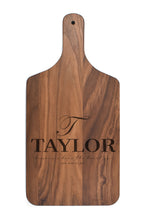 Load image into Gallery viewer, Solid Walnut Charcuterie Board with Handle