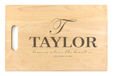 Load image into Gallery viewer, Large Maple Chopping Board with Cutout Handle