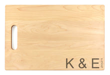 Load image into Gallery viewer, Large Maple Chopping Board with Cutout Handle