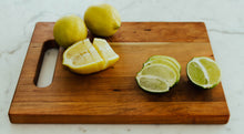 Load image into Gallery viewer, Medium Cherry Bar Board With Cutout Handle