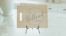 Load image into Gallery viewer, Medium Maple Bar Board With Cutout Handle