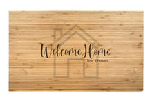 Load image into Gallery viewer, Large Bamboo Cutting Board with Modern Cut Edge
