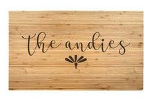 Load image into Gallery viewer, Large Bamboo Cutting Board with Modern Cut Edge