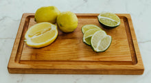 Load image into Gallery viewer, Rectangular Cherry Bar Board With Juice Grooves