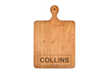 Load image into Gallery viewer, Solid Cherry Cutting Board with Rounded Handle