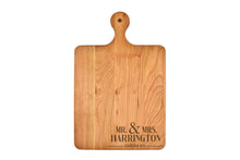 Load image into Gallery viewer, Solid Cherry Cutting Board with Rounded Handle