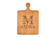 Load image into Gallery viewer, Solid Cherry Cutting Board with Rounded Handle