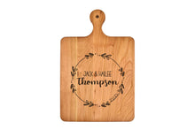 Load image into Gallery viewer, Solid Cherry Cutting Board with Rounded Handle