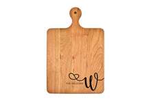 Load image into Gallery viewer, Solid Cherry Cutting Board with Rounded Handle