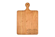 Load image into Gallery viewer, Solid Cherry Cutting Board with Rounded Handle