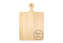 Load image into Gallery viewer, Solid Maple Cutting Board with Rounded Handle