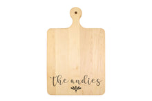 Load image into Gallery viewer, Solid Maple Cutting Board with Rounded Handle