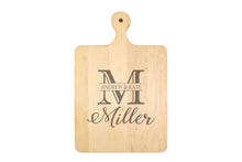 Load image into Gallery viewer, Solid Maple Cutting Board with Rounded Handle