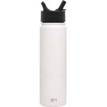 Load image into Gallery viewer, Laser Engraved Summit Water Bottle With Straw Lid - 22oz