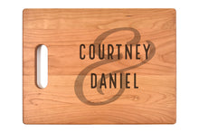 Load image into Gallery viewer, Medium Cherry Bar Board With Cutout Handle