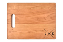 Load image into Gallery viewer, Medium Cherry Bar Board With Cutout Handle