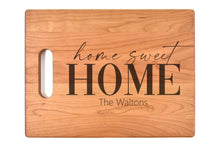 Load image into Gallery viewer, Medium Cherry Bar Board With Cutout Handle