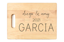 Load image into Gallery viewer, Medium Maple Bar Board With Cutout Handle