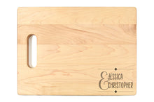 Load image into Gallery viewer, Medium Maple Bar Board With Cutout Handle