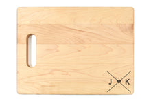 Load image into Gallery viewer, Medium Maple Bar Board With Cutout Handle