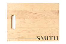 Load image into Gallery viewer, Medium Maple Bar Board With Cutout Handle