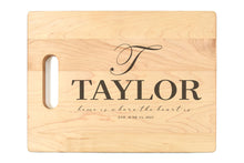 Load image into Gallery viewer, Medium Maple Bar Board With Cutout Handle
